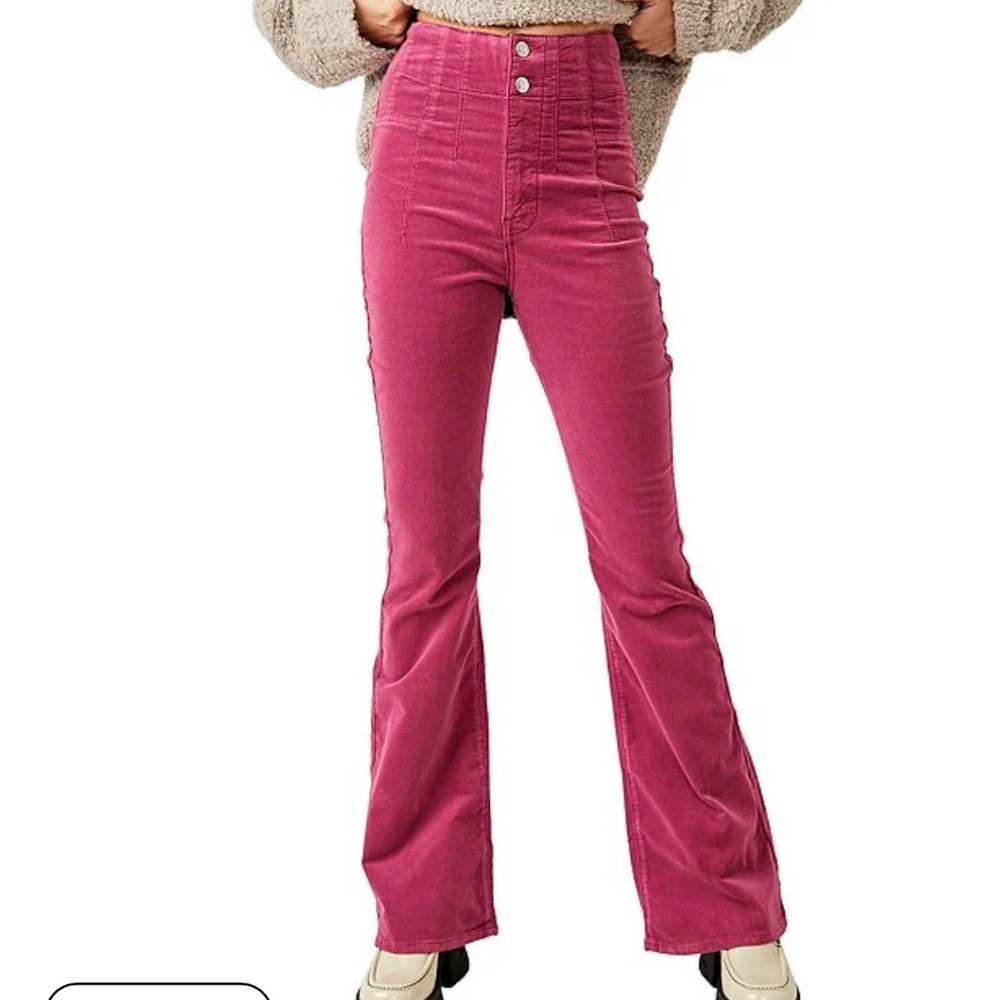 WE THE FREE jayde cord high rise flare pants